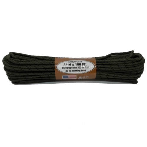 Rope 3/16x100' Camo 300lb.