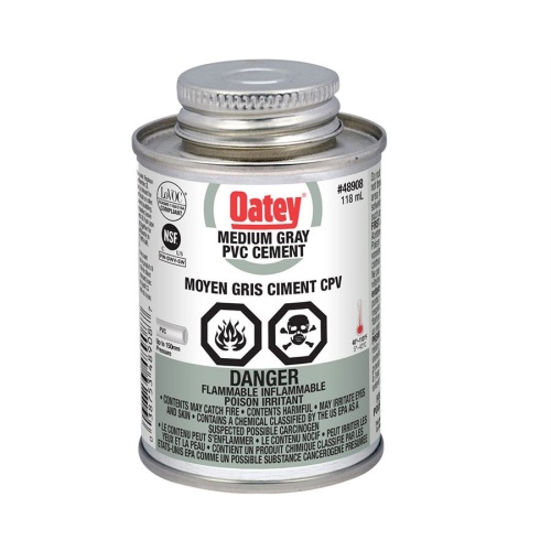 PVC cement grey 118ml with brush