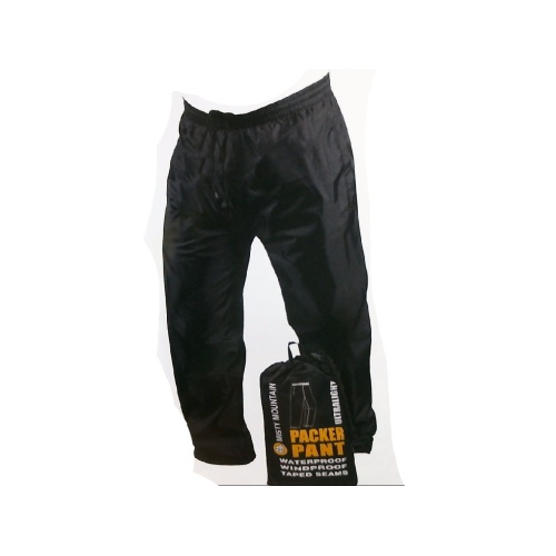 Mens Ultralight Packer Rain Pant Large