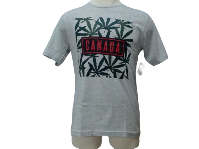 T-Shirt Medium Grey Weed Canada