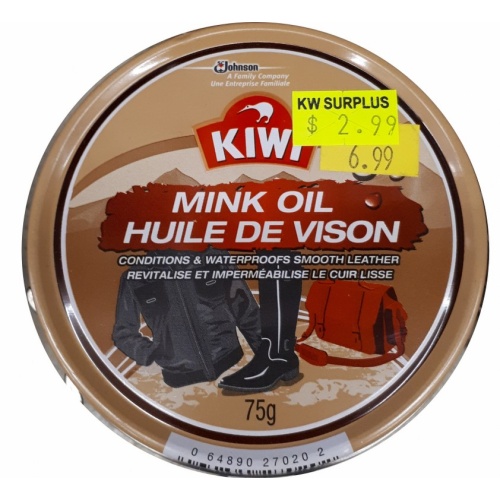 Mink oil paste in tin 75g