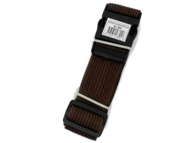 Web Belt w/Snap Buckle Brown