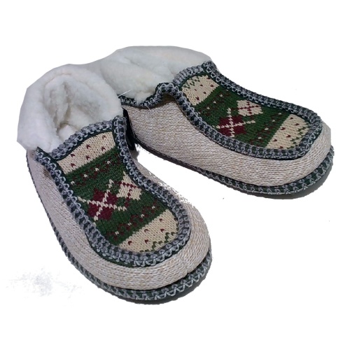 Ladies Winter Slippers Snowflake des.(endcap)