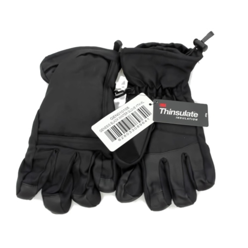 Winter Gloves Genesis Black Youth XL Thinsulate