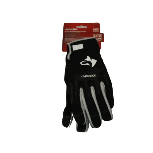 Mechanics Gloves Heavy Duty Medium Reinforced Palm Husky