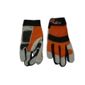 Mechanics Gloves XL Split Leather Mesh Home Depot