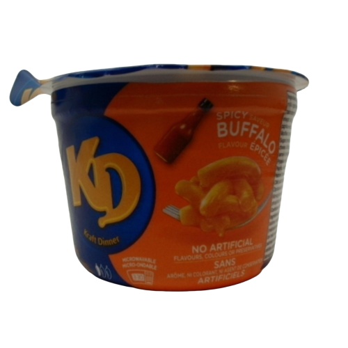 Kraft Dinner Spicy Buffalo Flavour Microwavable Cup 58g.