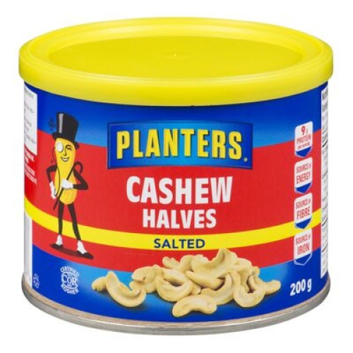 Planters cashews halves - salted 200g