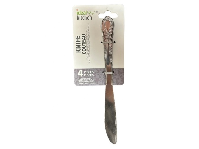 Dinner Knife 4 Pk Ideal Kitchen