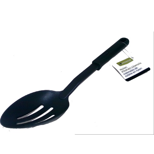 Slotted spoon nylon kitchen utensil - luciano