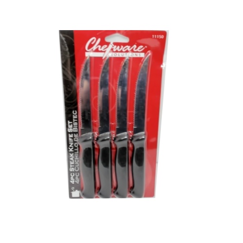 Steak Knife Set 4pc. Chefware