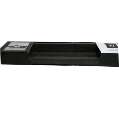 Black Finish 19.5 Wall Shelf