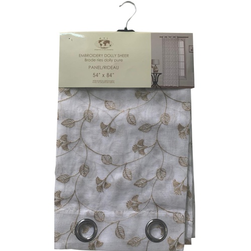 Curtain 54X84 leaf Dolly Sheer