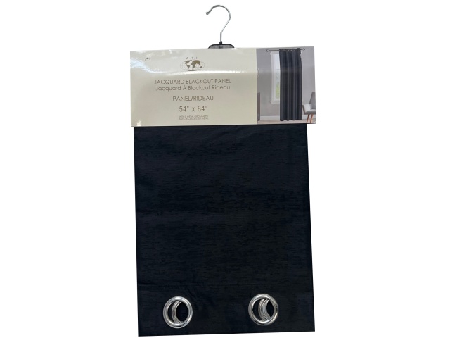 Curtains 54X84Jcqrd Blk-Blackout\