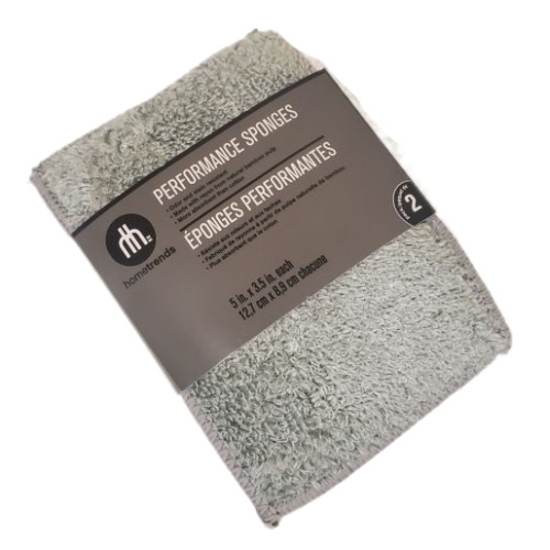 Performance Bamboo Sponges 2pk – Grey