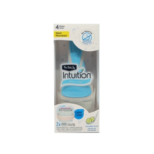 Shaver Ladies Cucumber Scent Intuition Schick