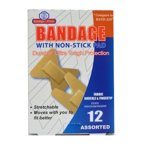 BANDAGE FABRIC & KNUCKLE TIP ASSTD