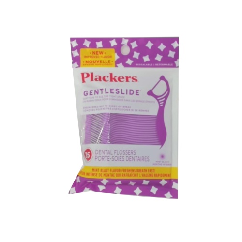 Dental Flossers 35pk. Mint Blast Gentleslide Plackers