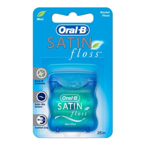 ORAL-B SATIN FLOSS 25M MINT