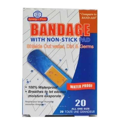 WATERPROOF BANDAGE 20PK