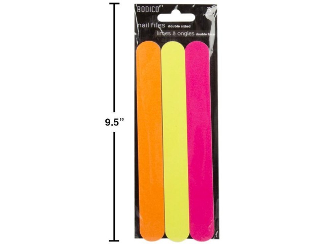 Bodico 3-pc neon nail file