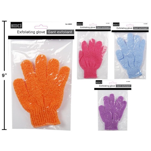 Bodico 7 inch Exfoliating Glove, 4 colours