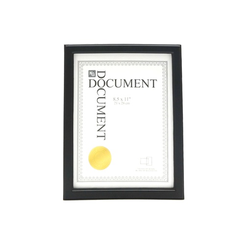 CASPIAN 8.5X11 DOCUMENT FRAME BLACK