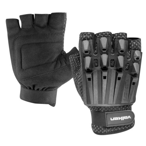 Gloves - MD/LG Black Half Finger Alpha