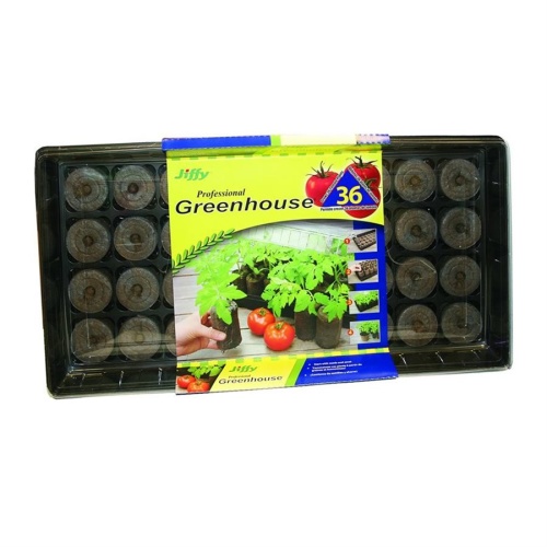 Jiffy Mini Tomato Greenhouse and 36 Pellets