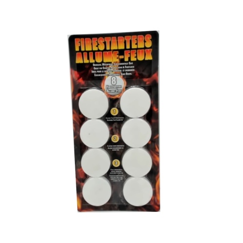 Firestarters 8pk. 100% Waterproof