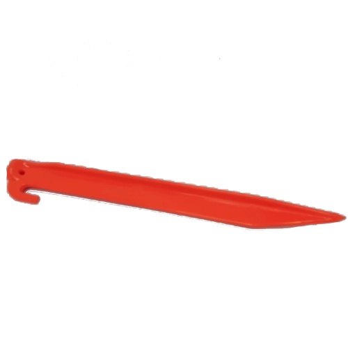 Tent Peg 9 Orange ABS Plastic