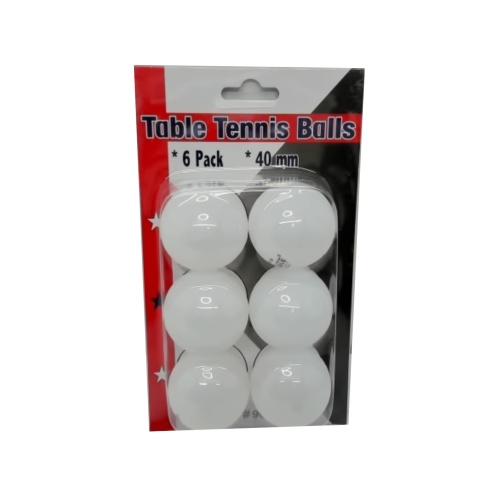 Ping Pong Balls 6pk.