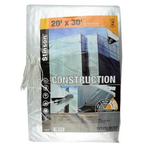 Tarpaulin 20ft x 30ft Clear HD