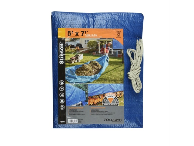 Tarpaulin 5\' X 7\' blue