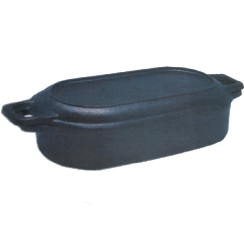 Cast iron capsule cooker 12x5.5x3 inch 30.5x14x7.5cm