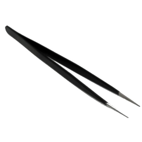 Tweezer Black Stainless Non Magnetic