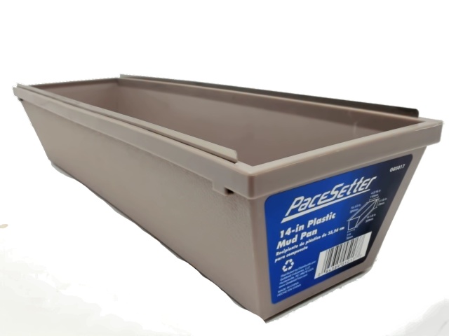 Plastic mud pan 14 inch