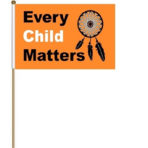 Every child matters 12x18 inch flag