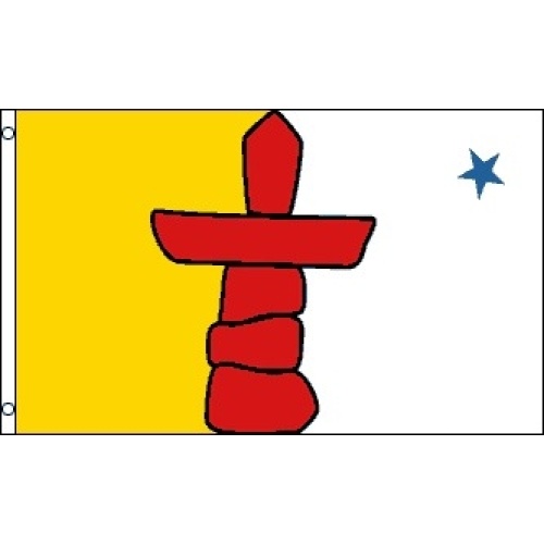 Nunavut 3x5 foot flag