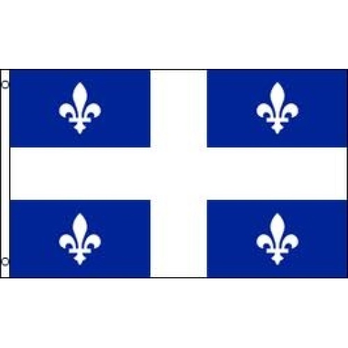 Quebec 3x5 foot flag