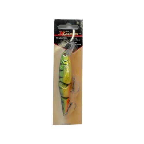 Fishing Lure TC Jointed 3 Green/Orange 2-6' Depth Xcalibur