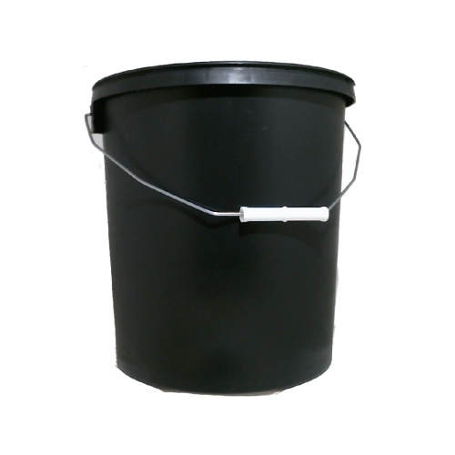 Pail 15L Plastic Black