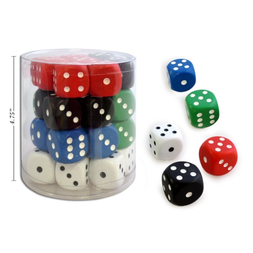 Dice - 25mm drum of 48pc - sold individually