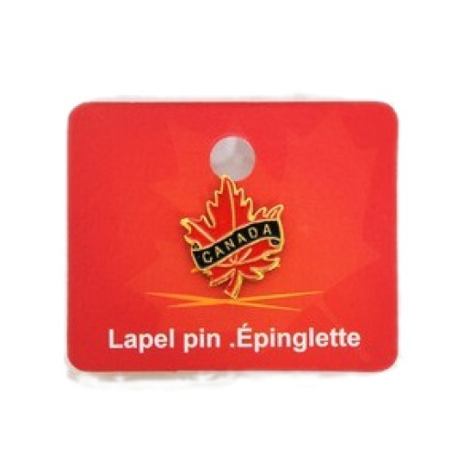 CANADA MAPLE LEAF PIN CARDED