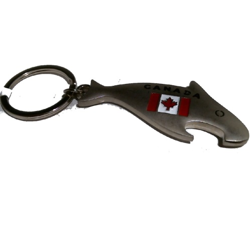 CANADA WHALE SHAPE KEYCHAIN