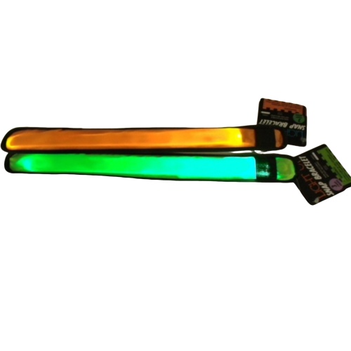 Snap Braclet Light Up 3 Modes Asst