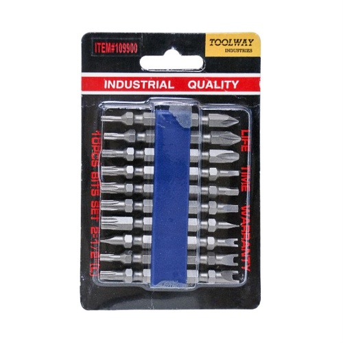 Screwdriver bit set with security bits