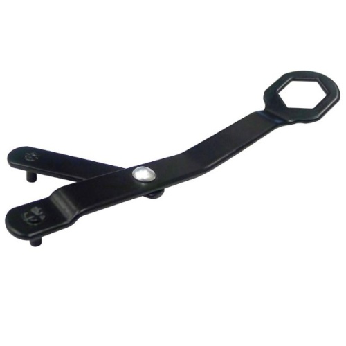 Adjustable angle grinder wrench