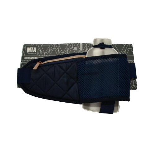 Hydration Fit Belt Navy Blue Mta Fitness