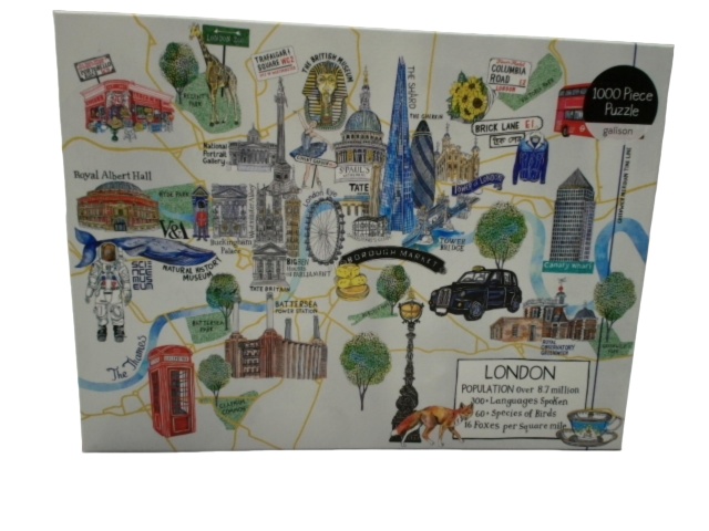 Puzzle 1000pc. London Map 27x20\